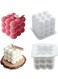 Handmade Silicone Candle Soap Cake Mousse Ice Cream Making Moulds Kit (Pack of 2)
