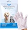 Pet Washing Glove Wipes for Dog and Cat, Unscented Rinse Free Cleaning &amp; Deodorizing Grooming Glove for Puppy Ears,Eyes,Butt,Paws, Thick Bathing Wipe Sooth &amp; Nourish Fur for Care and Travel 6 PCS