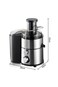 Centrifugal Juicer with Pulp Container, 75MM Wide Mouth, Multi-Function Slow Juicer, Powerful Motor