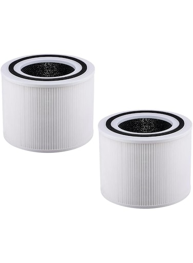 DAODEFUL Core 200S Air Purifier Filter: 2 Pack 3-in-1 H13 True HEPA and Activated Carbon Replacement Filter Compatible with LEVOIT Core 200S Air Purifier Core 200S-RF Filter