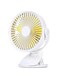 Aokraty Portable Clip on Fan Battery Operated, Small Powerful USB Desk Fan, 3 Speed Quiet Rechargeable Mini Table Fan, 360&deg; Rotate Personal Cooling Fan for Home Office Stroller Camping