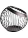 Arabest Espresso Pods Holder, Wire Holder Large Capacity Espresso Pod Organizer, Stainless Steel Metal Fruit Bowl Coffee Pod Storage Basket K Cup Holder for Kitchen, Pantry, Office, Cafe (Black)