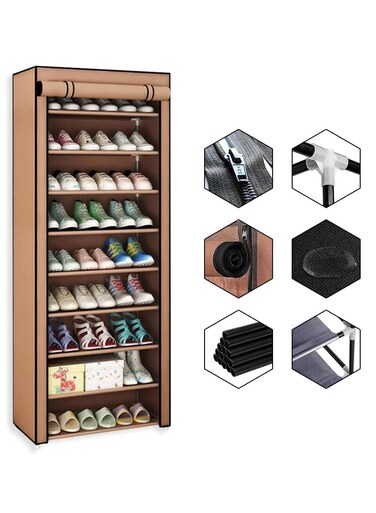 Shoe Cabinet Rack Brown
