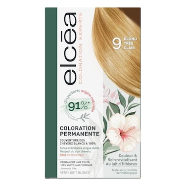 صبغة الشعر الدائمة Noreva Elcea Coloration Experte - 9 أشقر فاتح جدًا