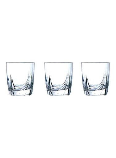 3-Piece Ascot Old Tumbler Set Clear 3x300ml
