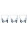 3-Piece Ascot Old Tumbler Set Clear 3x300ml