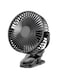 Portable Clip on Fan, 5000mAh Rechargeable Battery Mini Fan with Clip on Fan Sturdy Clamp 5 Speeds Compact Tent Camping Fan Handheld Small Desk Desktop Table Fan for Travel Outdoor/Indoor Treadmill