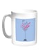 Happy Birthday Beautiful Printed Coffee Mug Blue/White 11ounce