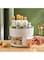 AMERTEER Spice Rack Organizer   2 Tier Rotating Spice Rack Organizer with 5 Divided Bins   Kitchen Spice Organizer, Cabinet Storage Organizer, Seasoning Holder for Countertop, Pantry Organization