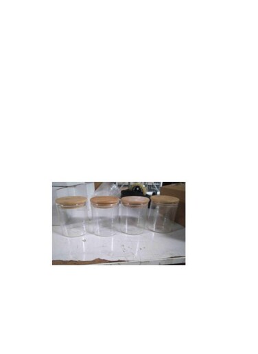 4 Pack Airtight Storage Jar Glass, Keep Ingredients Fresh, Organize Your Pantry, and Enhance Kitchen Decor, Clear Visibility, Ideal for Cereals, Pasta, Snacks, and More, Secure Lid, 567ml