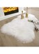 Benting Soft Faux Sheepskin Fur Chair Seat Covers Area Rug, Fluffy Shag Sheepskin Bedside For Bedroom Floor Sofa Living Room Rugs,60 * 90 cm (White)