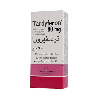 Tardyferon 80 mg Tablets 30's