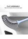 EasyLife Toilet Brush And Holder Set Soft Head For Bathroom PP Handle Wall Mounted Detachable Bathroom Toilet Brush Holder