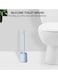 EasyLife Toilet Brush And Holder Set Soft Head For Bathroom PP Handle Wall Mounted Detachable Bathroom Toilet Brush Holder