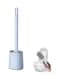 EasyLife Toilet Brush And Holder Set Soft Head For Bathroom PP Handle Wall Mounted Detachable Bathroom Toilet Brush Holder
