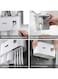 EasyLife Wall Mounted Toothpaste Dispenser And Toothbrush Holder With Two Magnetic Cups