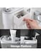 EasyLife Wall Mounted Toothpaste Dispenser And Toothbrush Holder With Two Magnetic Cups