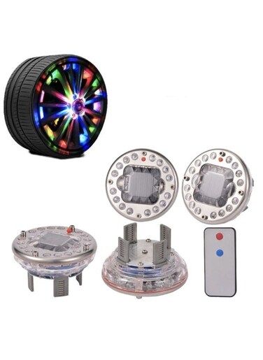 EasyLife Car Auto Solar Energy Flash Wheel Tire Light Decorative Lamp