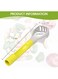 EasyLife 5 In 1 Avocado Slicer Avocado Masher Spoon, Seed Remover Peeler Pitter Kitchen Cooking Multi-Tool, Guacamole Masher Splitter For Kiwi Fruit