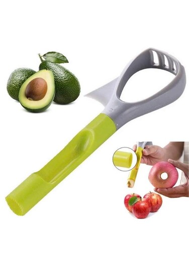 EasyLife 5 In 1 Avocado Slicer Avocado Masher Spoon, Seed Remover Peeler Pitter Kitchen Cooking Multi-Tool, Guacamole Masher Splitter For Kiwi Fruit