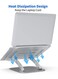 EasyLife Ergonomic Adjustable Laptop Notebook Stand Holder