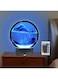 EasyLife 3D Sand Art Liquid Motion, Kinetic Art Quicksand Painting With LED Light Creative Home Office Relaxing Mood Desktop Sandscape