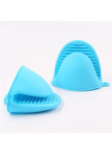EasyLife 2 Pieces Heat Resistant Gloves Clips Insulation Non-Stick Anti-Slip Pot Bowel Holder Clip