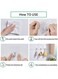 EasyLife 10 Pieces Adhesive Sticker Plastic Hook For Home