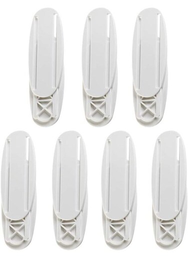 EasyLife 7 Pieces Power Strip Holder Wall Mount Self Adhesive