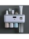 EasyLife Wall-mounted Smart Sterilization Toothbrush Holder Storage Rack With Gargle Cup And Toothpaste Dispenser