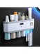 EasyLife Smart Sterilization Toothbrush Holder With Toothpaste Squeezer And 4 Cups RA-897