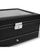 EasyLife 12 Slots PU Leather Watch Box Case Organizer Jewelry Display Drawer Glass