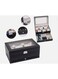 EasyLife 12 Slots PU Leather Watch Box Case Organizer Jewelry Display Drawer Glass
