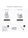 EasyLife 3 Pieces Travel Power Adapter, Universal Type E/F 2-Pin Plug Adapter Outlet, Adaptor For USA To Europe, EU Socket 3 Pieces, Use In Norway, Korea, Spain, Greece, Russia, Iceland