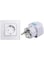 EasyLife 3 Pieces Travel Power Adapter, Universal Type E/F 2-Pin Plug Adapter Outlet, Adaptor For USA To Europe, EU Socket 3 Pieces, Use In Norway, Korea, Spain, Greece, Russia, Iceland