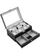 EasyLife Jewellery Display Drawer Lockable Watch Case Organizer