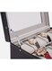 EasyLife Watch Box 12 Slots PU Leather Watch Case Organizer Jewelry Display Drawer Lock