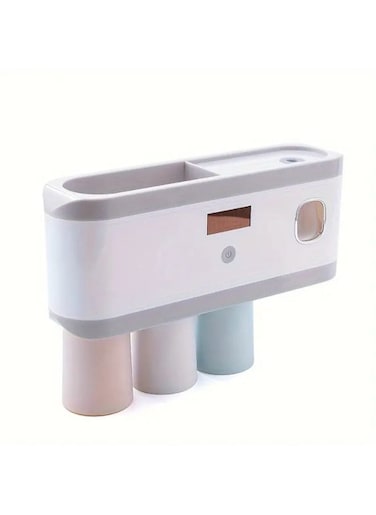 EasyLife Smart Sterilization Toothbrush Holder With Toothpaste Squeezer And 3 Cups