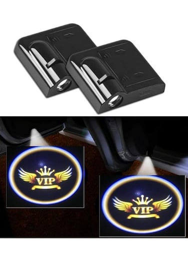 EasyLife 2 Pieces LED Car Door Toyota Logo Projector Shadow Light Set NO: 20