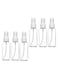 EasyLife 6 Pieces 100ml Plastic Spray Bottles Plastic Spray Clear Empty Fine Mist Plastic Mini Travel Bottle Set Bottles Refillable Liquid Containers