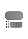EasyLife 5 Pieces Car Side Rear Window Sun Shades