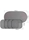 EasyLife 5 Pieces Car Side Rear Window Sun Shades