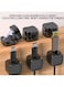 EasyLife 18 Pieces Magnetic Cord fixer Data Cable Storage Cable Organizer Mouse Cable Winder Household Wire Storage Harness