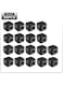EasyLife 18 Pieces Magnetic Cord fixer Data Cable Storage Cable Organizer Mouse Cable Winder Household Wire Storage Harness