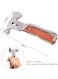 EasyLife 14-In-1 Multi-Purpose Tools Hammer With Nail puller, Hammer, Plier, Knife, Saw, Bottle Opener, Screwdriver, Wire cutter For Hiking Camping, Multipurpose Tool