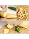 EasyLife Stainless Steel Potato Chip Dough Vegetable Fruit Crinkle Wavy Chopper Blade Knife Tool