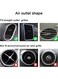 EasyLife Car Air Conditioner Outlet Vent Trim Strip