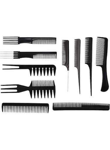 EasyLife 10 Pieces Hair Styling Barber Comb Kit