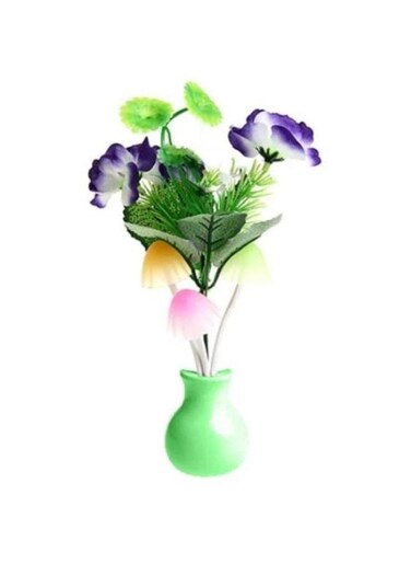 EasyLife Light Sensor Control LED Lamp Mushroom Flower Nightlight For Home Decor No: 04
