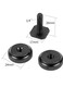 EasyLife Dual Thumb Nut 1/4inch Thread Wheel Adapter For DSLR Camera Tripod Mount Plate